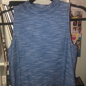 Blue/white striped mock tank top from Anthro! 💙